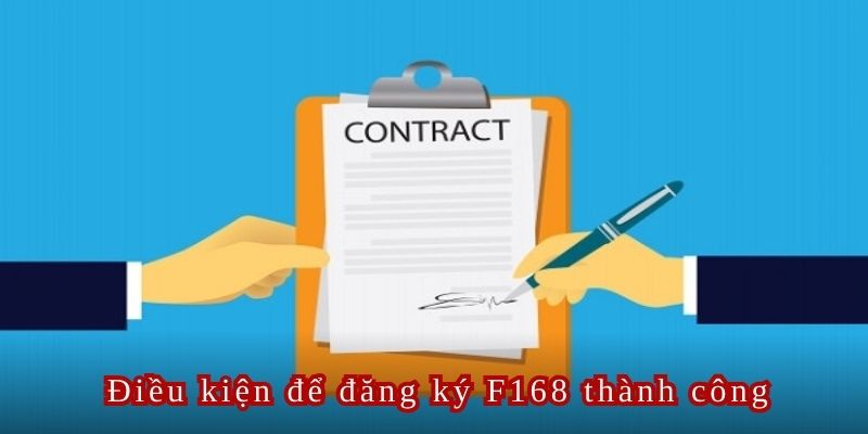 Điều kiện khi tạo tài khoản